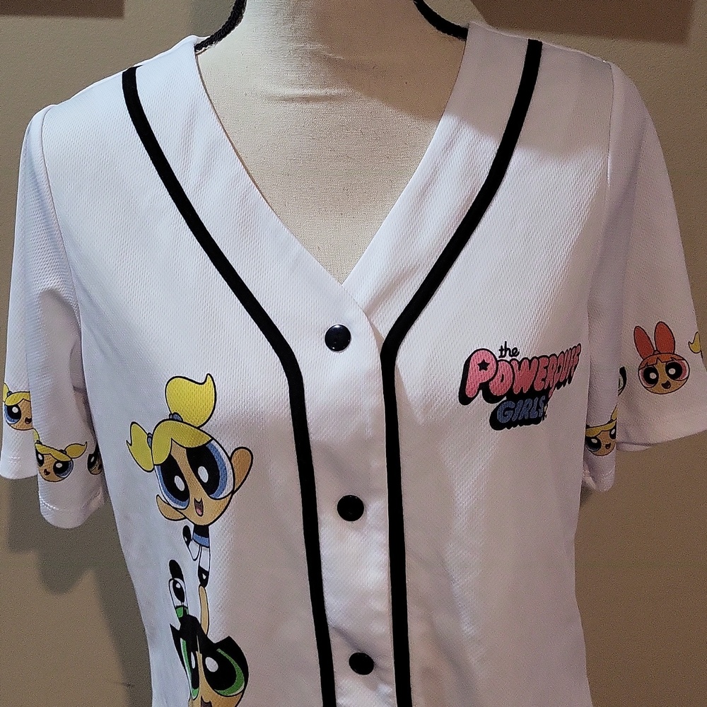 Cartoon Network The Powerpuff Girls Graphic Baseball Shirt - Picture 3 of 16